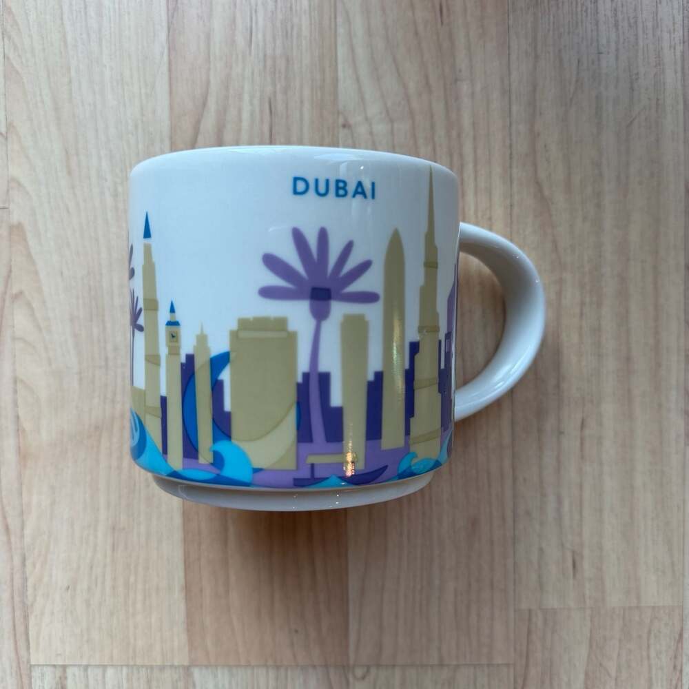 Starbucks You Are Here Dubai Mug YAH City Skyline Coffee Cup 14 oz Collectible